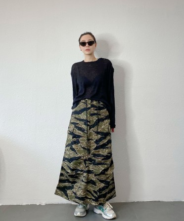 Tiger Camouflage Skirt #250306